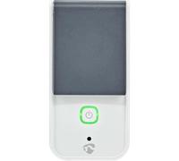 Nedis Smart Connecteur SmartLife – Wi‑Fi IP44 Wattmètre 3680 W – Blanc/Gris – Alexa et Google Home