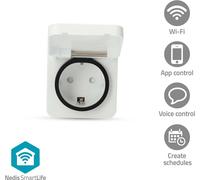 Prise connectée SmartLife | Wi-Fi | IP44 | 3680 W | Prise avec contact de terre | -25 - 55 °C | Android™ / iOS | Gris / Blanc | 1 pièce