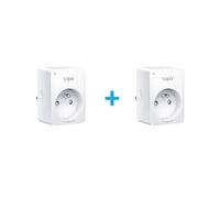 TP-Link Pack 2 mini prises WiFi Tapo P110M – suivi de consommation, Compatible Matter – Blanc