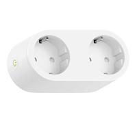 Prise Connectée (Type F), Prise Intelligente Compatible avec Apple HomeKit, Siri, Alexa, Google Home et Google Nest(1pcs)