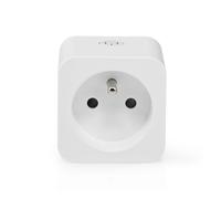 Prise Connectée Wi-Fi SmartLife IP21 Wattmètre 3680W Type E France Blanc