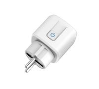 Prise Connectée WiFi 16A Intelligente - Contrôle Vocal & Application, Compatible Alexa,Google Home (2.4 GHz) - Surveillance Énergie, Minuterie,Compte à Rebours - Compatible Tuya,Smart Life