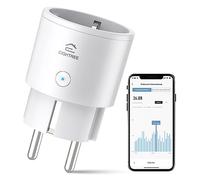 Prise Connectée WiFi, EIGHTREE Mini Prise Intelligente, EIGHTREE, Compatible avec Alexa, Google Home, SmartThings, Suivi de la Consommation d'énergie, 2,4 GHz Requis