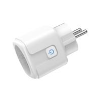 Prise Connectée WiFi, Prise Intelligente 16A 3680W, Prise WiFi avec Mesure de Consommation Électrique, Contrôle à Distance, Commande Vocale, Compatible avec Alexa & Google pour la France