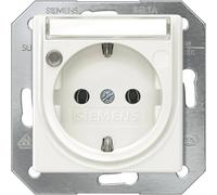 Prise Contact Protection Blanc Titane