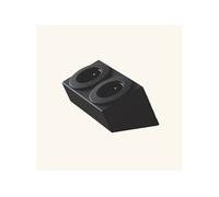 Prise cuisine BARRY - Double prise Soft Touch noir