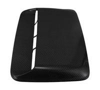 Prise D’air Capot Voiture Feuille ABS Noir Décorative Moderne | Entrée D’air Simulée, Usage Extérieur Résistant aux Intempéries, Style Raffiné pour Modification Auto
