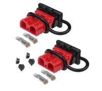 Prise d ' alimentation pour chariot élévateur industriel 50 A 600 V, conception à installation rapide, boîtier en plastique, contacts en cuivre et en argent pour la logistique, connecteur de en