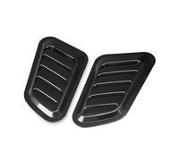 Prise D'Air Capot 2 Pièces Capot De Ventilation Universel Sortie D'air Évents Décoratifs Capot De Ventilation Véhicule Turbo Capot Turbine Couvercle De Moteur Auto Grille Décorative(2)