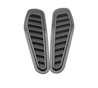 Prise D'Air Capot Capot Turbo Universel, 2 Pièces, Capot Avant, Couvercle De Ventilation, Couvercle De Moteur De Turbine D'admission D'air, Capot De Ventilation, Décor Extérieur(Carbon Fiber)