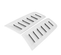 Prise D'Air Capot Compatible Avec Ford Pour Focus RS MK2 Style Capot De Voiture Évents D'air Capot De Moteur Évent Avant Couvercle De Moteur De Turbine D'admission D'air(Glossy white)