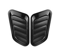 Prise d'Air Capot de Voiture 2 Pièces Aérateurs Capot Voiture Décoration Tuning Scoop Grille Couverture Flux Pour Tout-terrain Compatible Avec Kia(Black1)