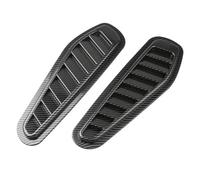 Prise D'Air Capot Voiture Capot Turbo Universel, 2 Pièces, Capot Avant, Couvercle De Ventilation, Couvercle De Moteur De Turbine D'admission D'air, Capot De Ventilation, Décor Extérieur