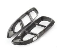 Prise D'air Capot Voiture Compatible Avec 718 Pour Cayman Pour Boxster 2017 2018 2019 2020 2021 Caches Décoratifs Entrées D'air Latérales autocollants(Carbon Fiber)