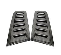 Prise D'air Capot Voiture Compatible Avec BMW Série 1 3 Et 5 E60, E90, E92, F30 Calandre Avant, Prises D'air Et Garniture De Capot(Carbon Fiber Look)
