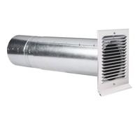 Prise d'air de traversée de mur avec clapet anti-retour - Anjos - Ø 150 mm