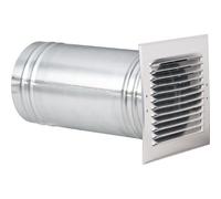 Prise d'air de traversée de mur de façade PA - Anjos - diamètre 160 mm