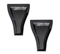 Prise d'air de Voiture Convient pour Honda Civic CR-V Acura Accord 8e 9e 10e Capot Scoop évents d'aération Capot Moteur pièces extérieures de Voiture(2pcs-Glossy Black)