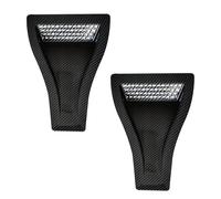 Prise d'air de Voiture Convient pour Honda Civic CR-V Acura Accord 8e 9e 10e Capot Scoop évents d'aération Capot Moteur pièces extérieures de Voiture(2pcs-Carbon Look)