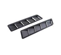 Prise D'air Évent De Capot 1 Paire D'accessoires Décoratifs Pour Voiture Grilles D'aération De Capot Avant Compatible Avec VW Pour Jetta Pour Golf(Black)