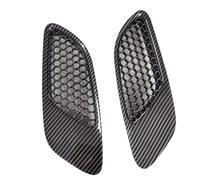 Prise D'air Évent De Capot Lot De 2 Grilles D'aération De Capot Moteur Compatible Avec BMW Pour E90 E91 E92 E93 M3(Carbon)