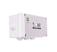 Prise d'air industrielle n/t 156 x 95 x 68 avec 8 raccords d'accélérateur IP55 Gris 2705-02 Couvercle électroplast 5902431690698