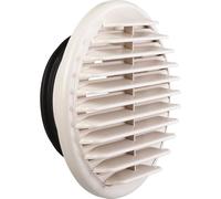 Me plast 160 b - rejet ou prise d'air murale blanc diametre 160 - accessoire de vmc pavillonnaire - entrée ou sortie d'air - faible perte de charge -