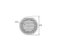 Prise d'air murale me plast 160 b 464042