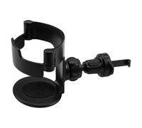 Prise d'air pour Porte-gobelet de Voiture - Porte-Bouteille Anti-Vibration | Accessoire de Voiture ABS Noir pour Les Voyages sur la Route | Convient à la Plupart des modèles de véhicules |