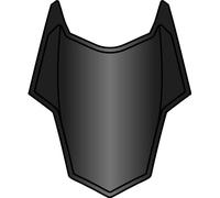 Prise d'air supérieure noire brillante Casque Airoh Spark
