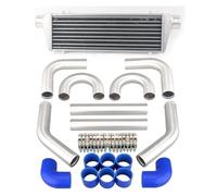 Prise d'air Tuyau D'admission Refroidisseur Intermédiaire Turbo, Voiture, 450x180x65mm, 2.5 Pouces, Tube D'entrée, Aileron, Kit De Tuyauterie en Aluminium, Universel Modifié