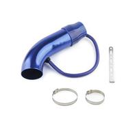 Prise D'air Tuyau Flexible Pour Voiture Système D'admission D'air Froid Universel En Aluminium 3'' 75 Mm Pour Voiture Tube D'induction Turbo Couleur Argent Noir Rouge(Bleu)