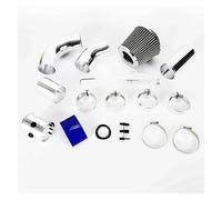Prise D'air Tuyau Flexible Pour Voiture Tuyau D'admission D'air Universel 3" 76 Mm Kit Alliage D'aluminium Système D'injection Directe Filtre À Air Froid Turbo Avec(With air filter)