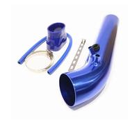 Prise D'air Tuyau Flexible Pour Voiture Tuyau D'admission D'air Universel En Aluminium De 76 Mm Pour Entrée Froid Kit Tubes Conduit 3 Pouces Avec Caoutchouc 63(Long blue)