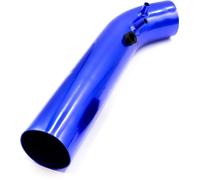 Prise d'air universelle tuyau d'admission court en aluminium de course à froid avec système de filtre plafonné [Bleu]