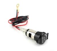 Prise d'alimentation de voiture 12 V 10 A 120 W avec fil pour véhicule compatible avec moto, bateau, tondeuse à gazon, tracteur, GPS, téléphone portable, appareil photo, lecteur MP3