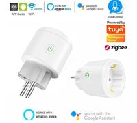 prise d'alimentation intelligente, ue, WIFI, télécommande sans fil, minuterie, commande vocale avec Amazon Alexa