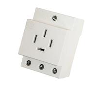 Prise d'alimentation montée sur rail DIN AC30 avec option 10 A, 16 A, 25 A | Robuste avec conducteurs en cuivre pour une alimentation stable pour l'industrie domestique et la distribution d'énergie des