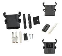 Prise d'alimentation pour chariot élévateur 80 A/160 A 150 V, cuivre plaqué argent, protection anti-flamme IP23, pour port de charge de véhicule électrique, noir (80 A mâle)