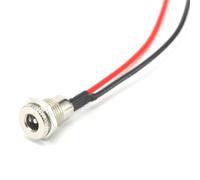 Prise d'alimentation professionnelle 5,5 x 2,5 mm mâle / femelle fileté câble adaptateur câble adaptateur facile accessoires prise d'alimentation professionnelle prise d'alimentation mâle / femelle