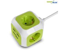 Prise d'alimentation quadruple MagicCube 2 entrées USB 1,4m Version allemande