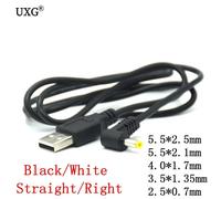 Prise d'alimentation USB 2.0 Type A vers DC 5v avec câble de connexion, 5.5x2.5mm, 2.1x4.0mm, 1.7x3.5mm, 1.35x2.5mm, 0.7 x mm