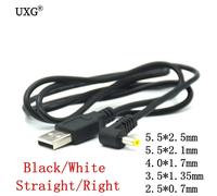 Prise d'alimentation USB 2.0 Type A vers DC 5v avec câble de connexion, 5.5x2.5mm, 2.1x4.0mm, 1.7x3.5mm, 1.35x2.5mm, 0.7 x mm