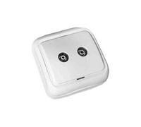 Prise d'antenne pour TV et radio EDM Spa Blanc Surface