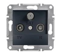 Prise d'antenne Schneider Electric EPH3500171 Asfora TV-R-SAT anthracite