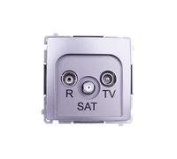 Kontakt-Simon BMZAR-SAT10/P.01/21 Prise de courant en acier inoxydable IP20 75 mm 41 mm 75 mm
