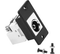 Prise d'antenne TV 9,5 mm-Panneau rectangulaire-Adaptateur TV-9,5 mm-Prise PAL vers pince à sertir-Montage fixe-Câble d'antenne satellite-Connecteur TV-Pour appareil RF-Kit