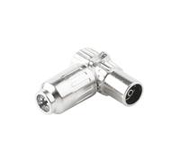 Prise d'antenne TV coudée mâle, Compatible avec Les connexions TV, idéale pour améliorer la réception du Signal.