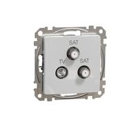 Prise d'antenne TV/SAT/SAT ( 4dB) Sedna Design SDD113481S Sedna Design Schneider electric