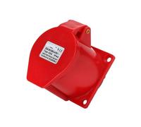 Prise d'aviation 16/32A, étanche IP44, trois/4/5 cœurs, triphasé, quatre fils, prise industrielle dissimulée(3244 core 32A solid)